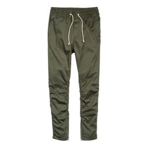 Men’s H&M Cotton Twill Joggers - OLIVE GREEN Waist 30